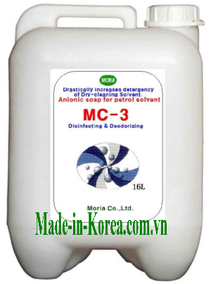 Hóa chất giặt tẩy vết bẩn trong giặt khô MC-3